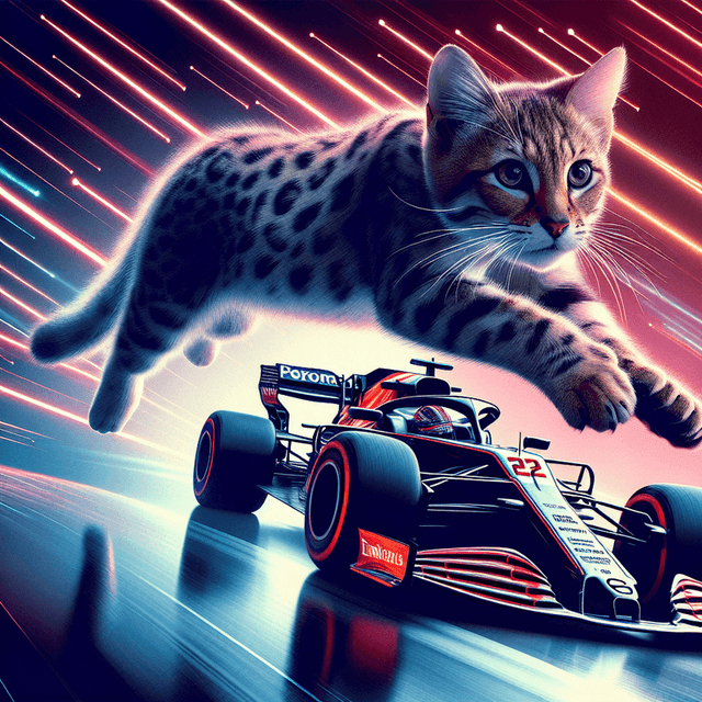 Image for a cat chas